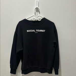 Social tourist crewneck sweatshirt